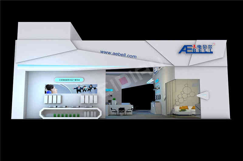 美電貝爾深圳安防展深圳展臺設計搭建