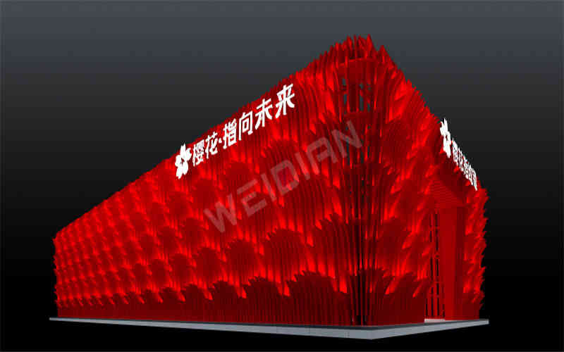 櫻花鎖業(yè)建博會展覽廣州展臺設(shè)計搭建