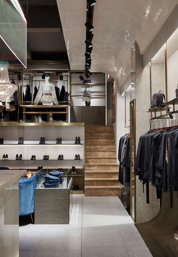 廣州展廳設計公司莆田左右高端女裝服裝店裝修設計