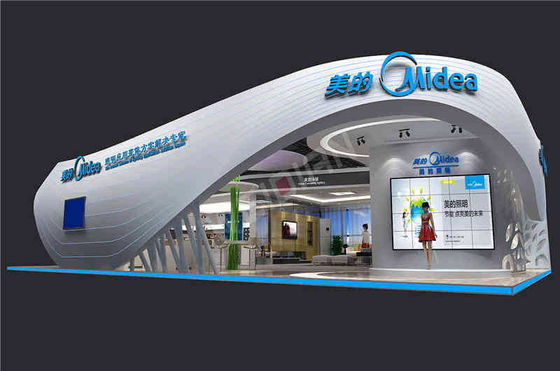 美的廣州國際照明展覽會-光亞展廣州展臺設計搭建