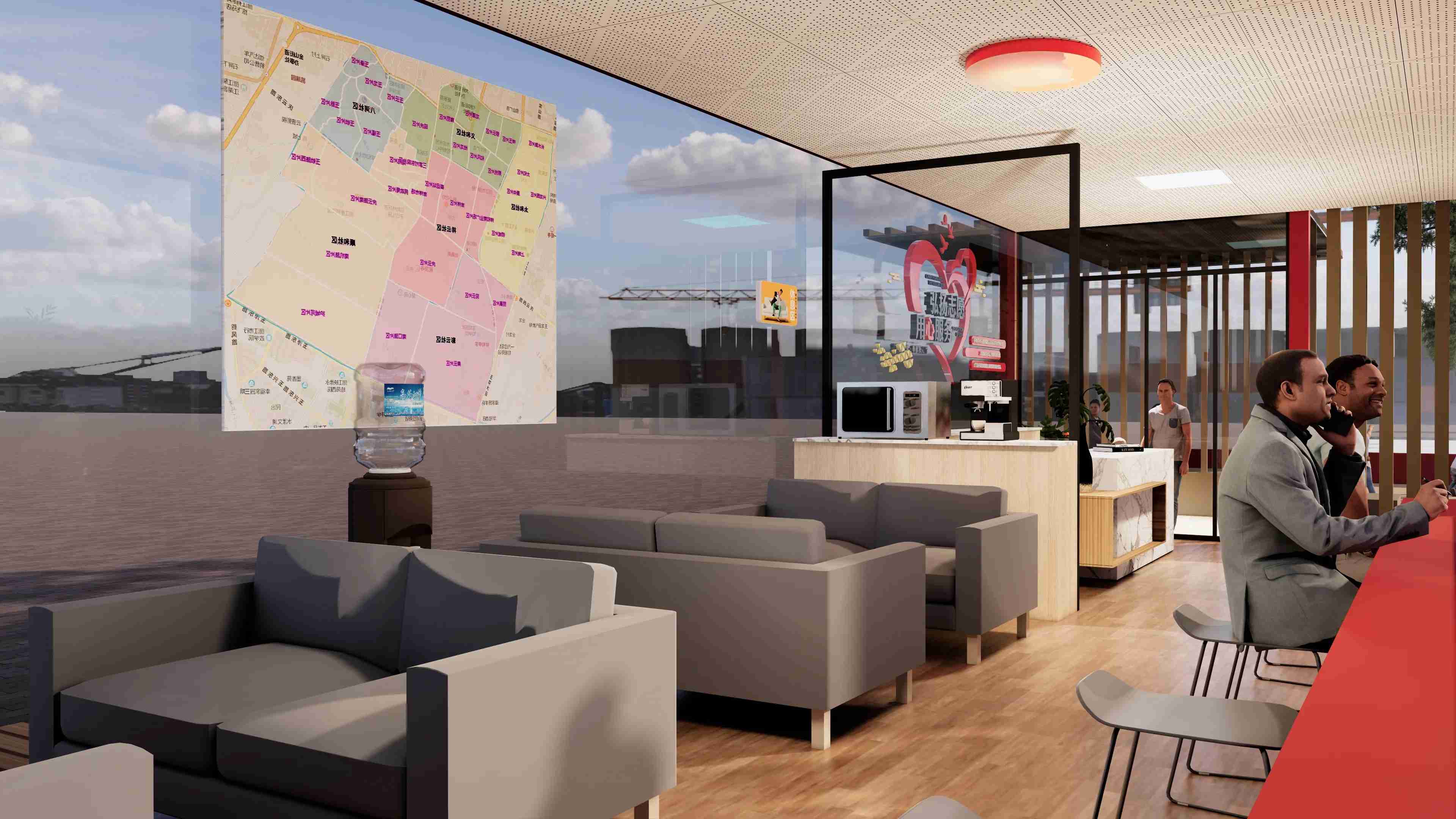 廣東佛山黨群服務驛站、廣東暖心驛站、廣東愛心驛站設計施工