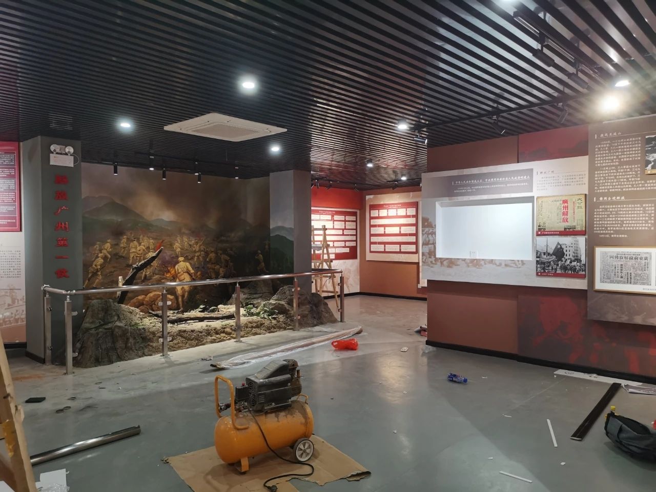 清遠展覽館裝修設計公司佛岡縣革命歷史展覽廳策劃設計