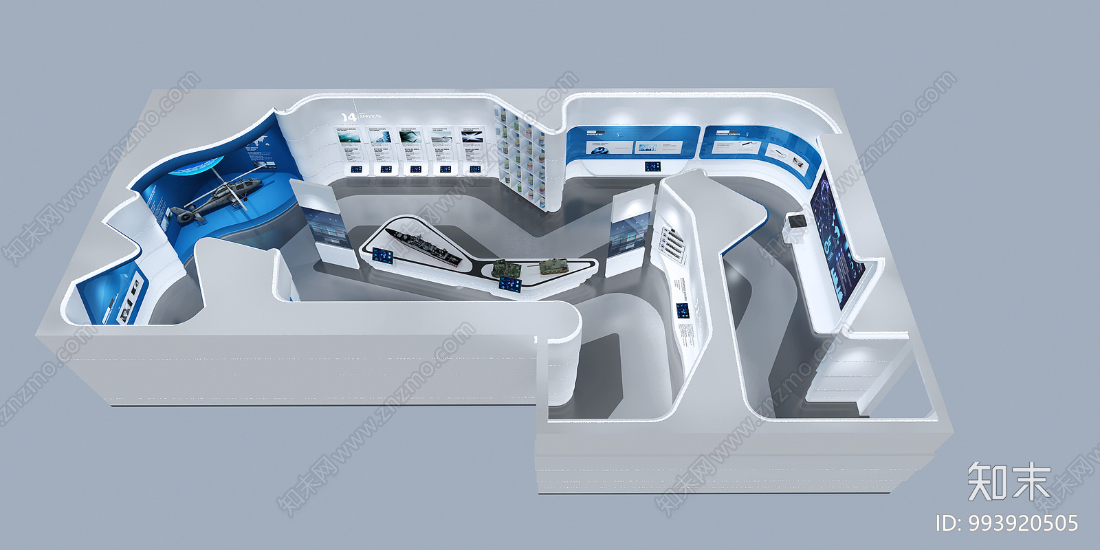 企業展廳設計方案_智能科技引領未來2
