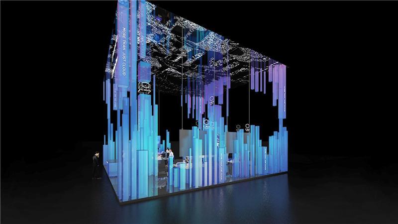 青島海爾空調(diào)電子有限公司參展廣州會(huì)展中心展覽設(shè)計(jì)展臺搭建3