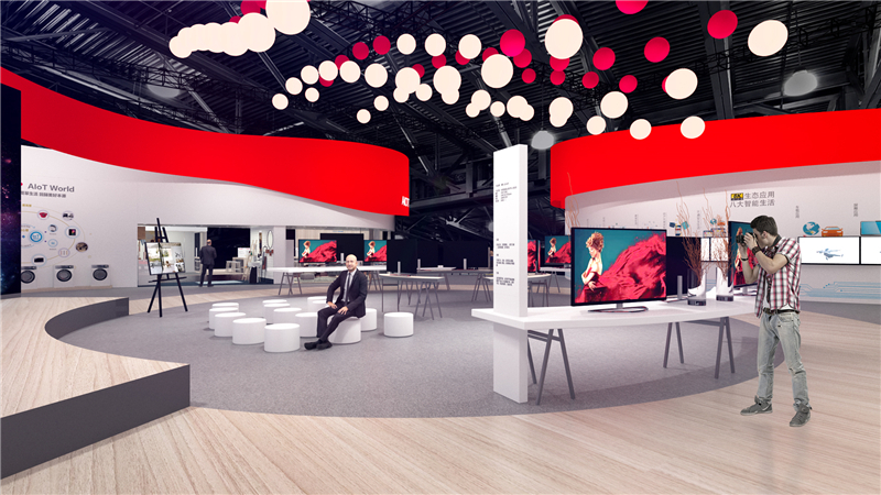 中國(guó)南車股份有限公司參展廣州國(guó)際會(huì)議中心展覽設(shè)計(jì)展臺(tái)搭建5